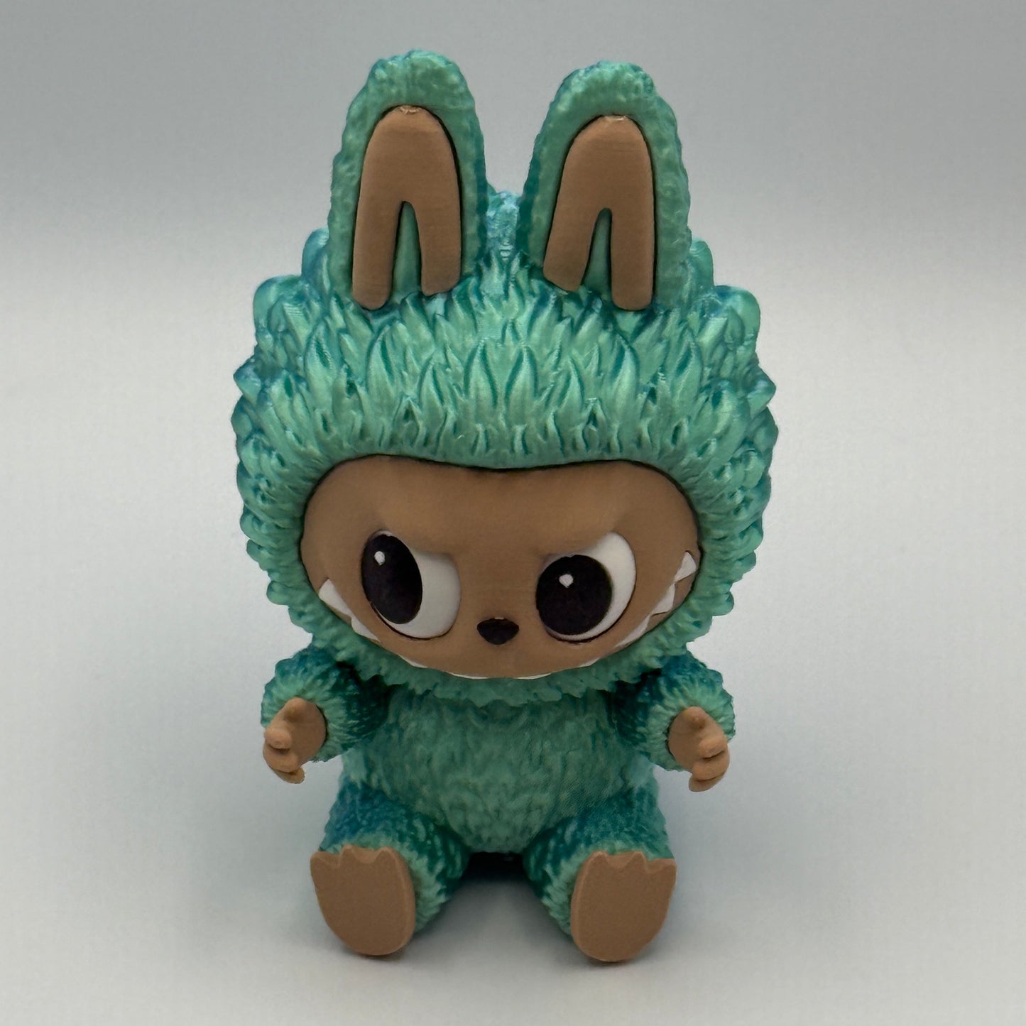 3D Printed Labubu's Sitting Figure – 5.5” with Rotating Eyes