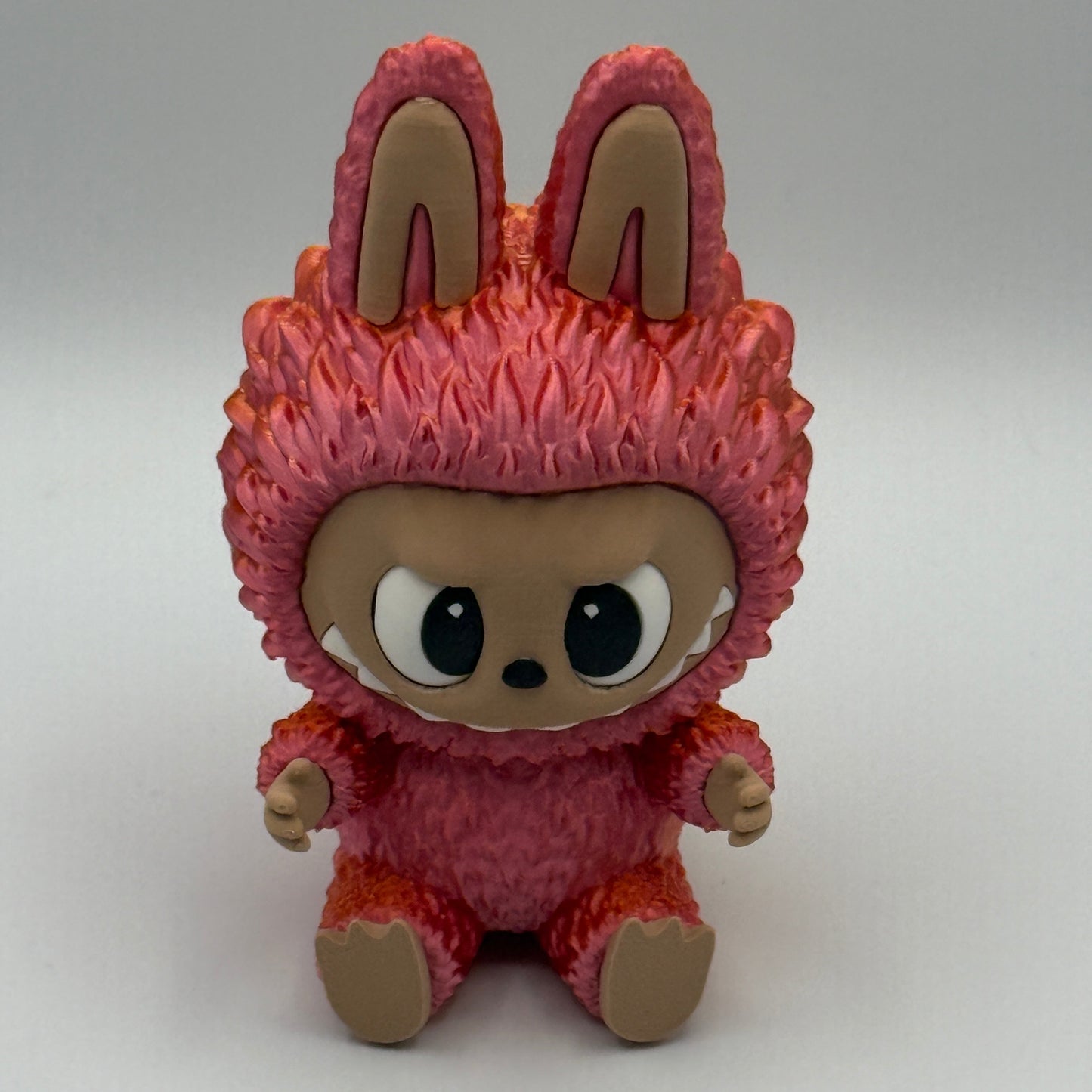 3D Printed Labubu's Sitting Figure – 5.5” with Rotating Eyes