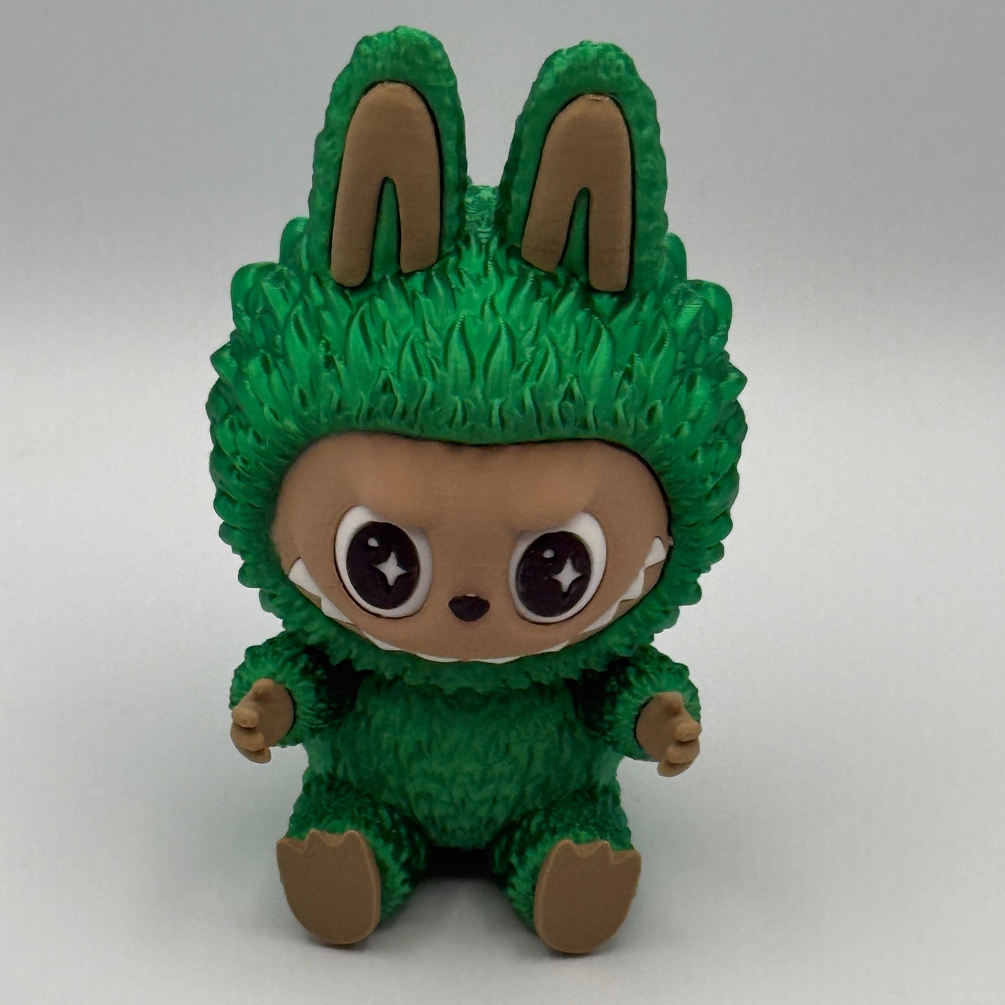 3D Printed Labubu's Sitting Figure – 5.5” with Rotating Eyes