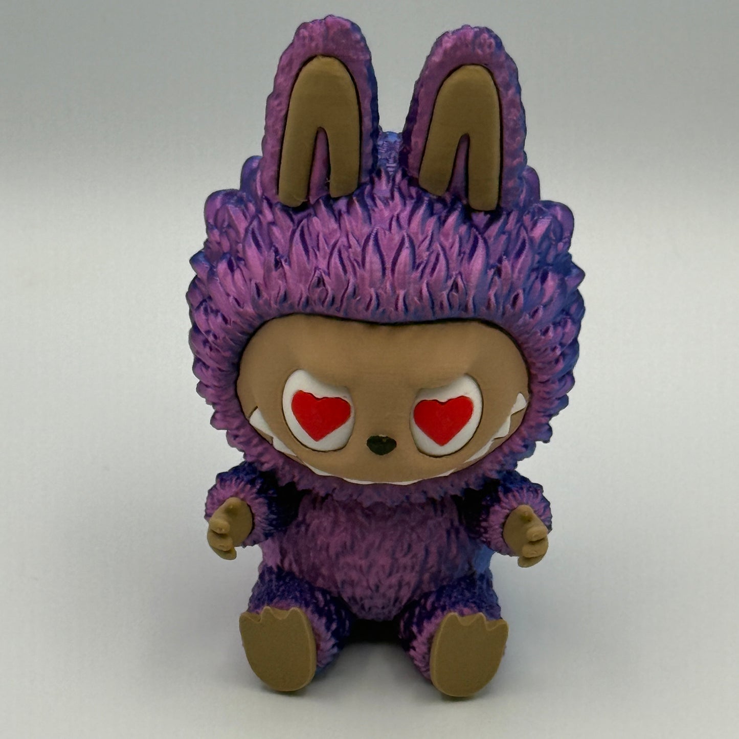 3D Printed Labubu's Sitting Figure – 5.5” with Rotating Eyes