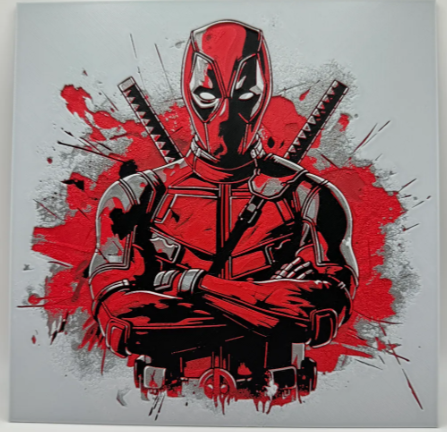 Deadpool 3D Print Artwork