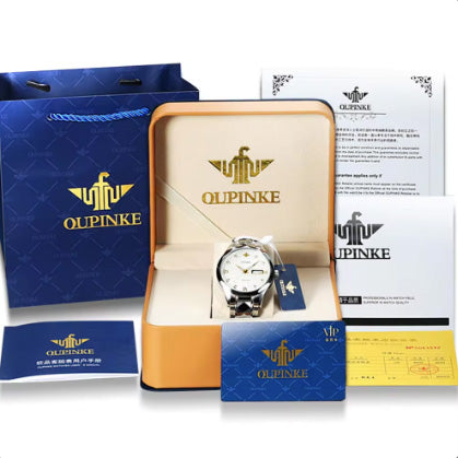 Montre mécanique de luxe pour hommes, squelette G3186, étanche, cadran évidé, horloge automatique, à la mode