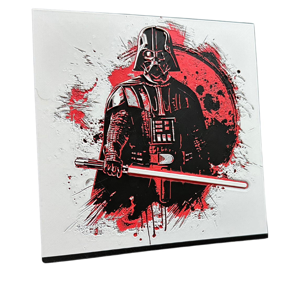 Star Wars - Darth Vader 3D Print Artwork