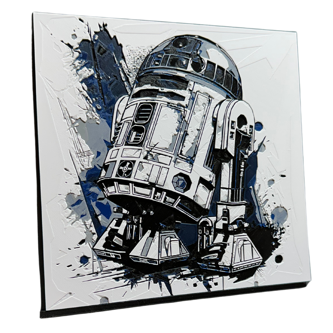 Star Wars - R2D2 3D Print Artwork