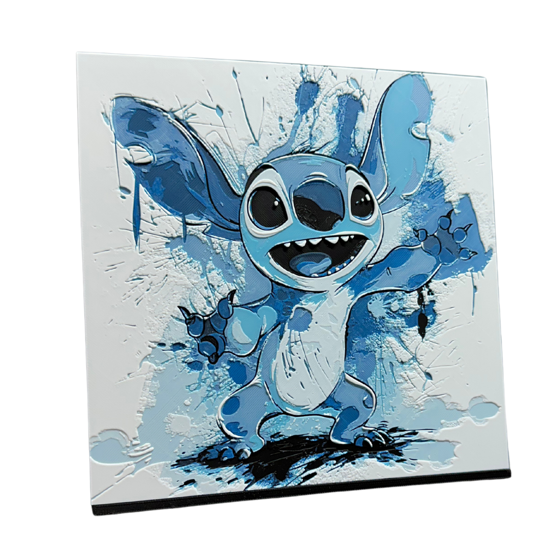 Stitch - Simple 3D Print Artwork