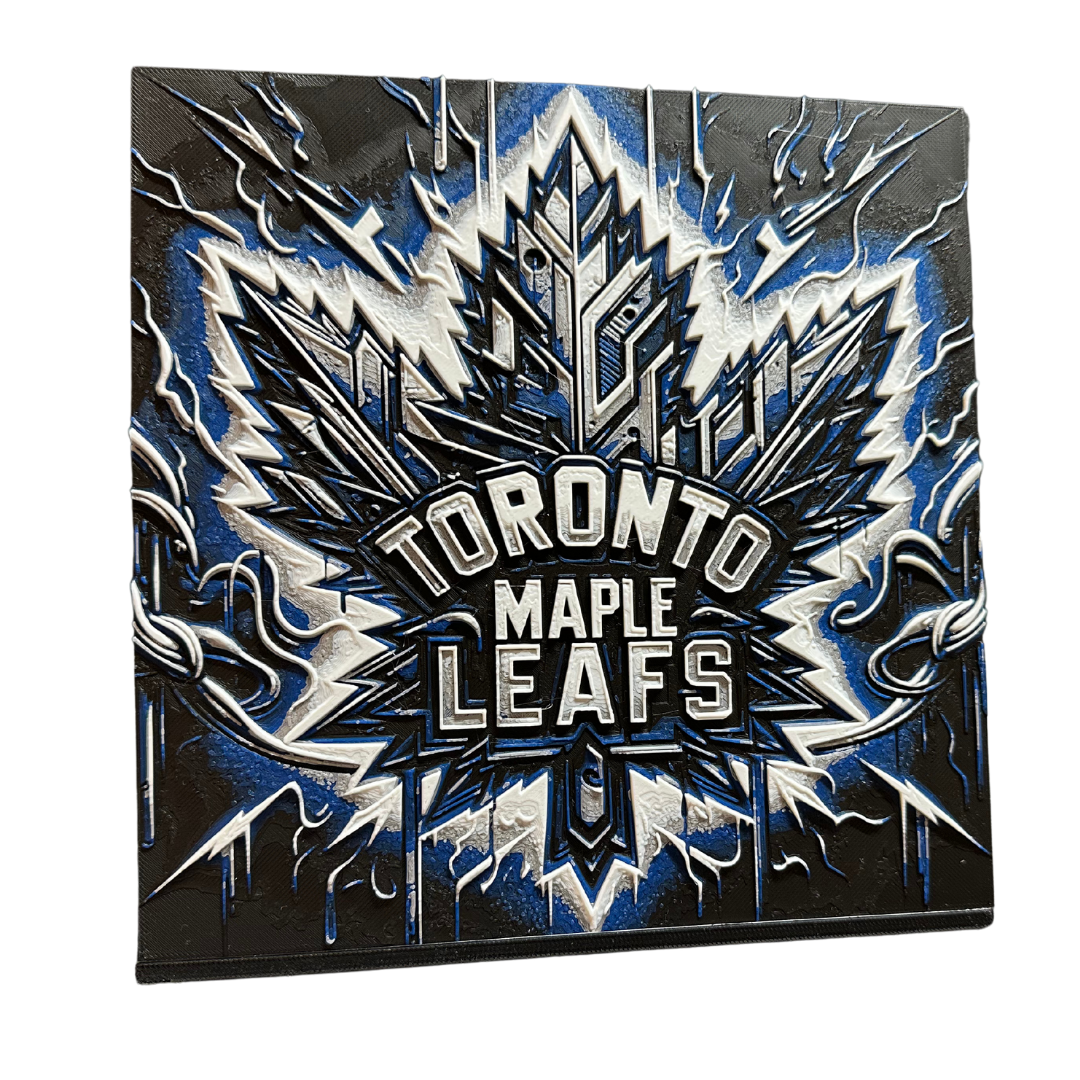 Toronto Maple Leafs 3D Print Artwork