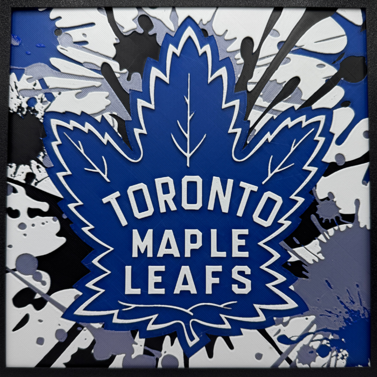 Toronto Mapple Leafs 3D Print Artwork Series2