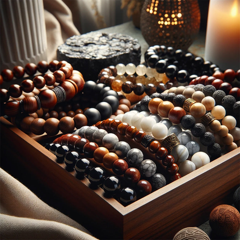 The Beauty of Natural Wood and Gemstone Beaded Bracelets β Reico Creations