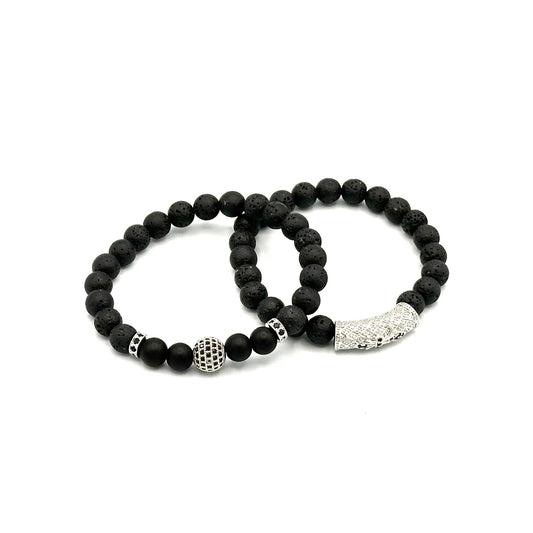 Spiritual Harmony beaded bracelet - 2pc Bead Bracelet Sets