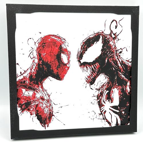 Spider-man Venom 3D Print Artwork