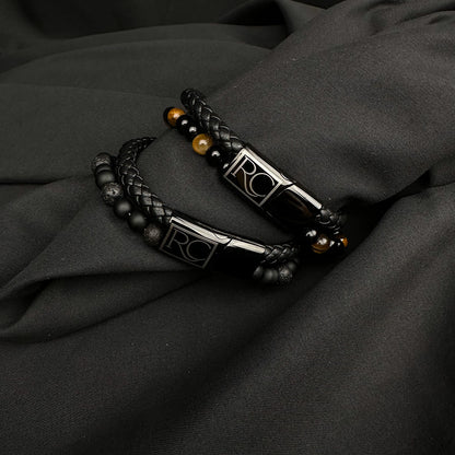 Bracelet Cuir et Perles