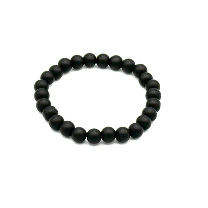 Bracelets simples en perles spirituelles Onyx et pierre de Lave Stone Fusion