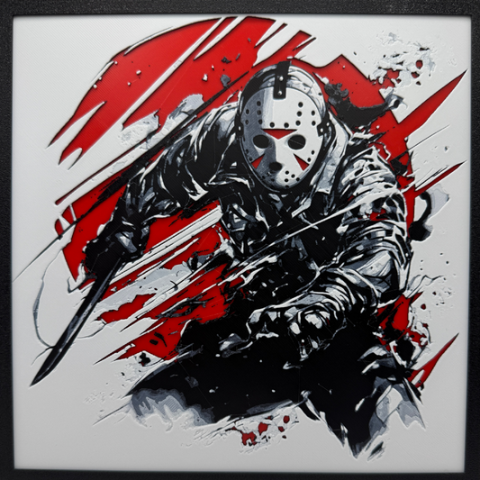 Jason - Friday the 13th 3D Print Artwork