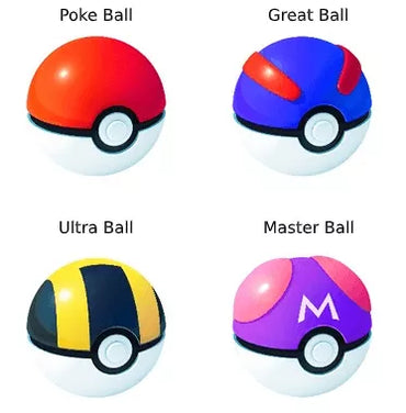 3D Printed Pokémon Pokéballs – First Generation