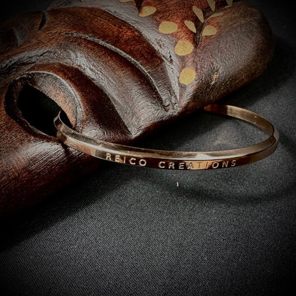 Simplest Bangle Bracelet - Reico Creations